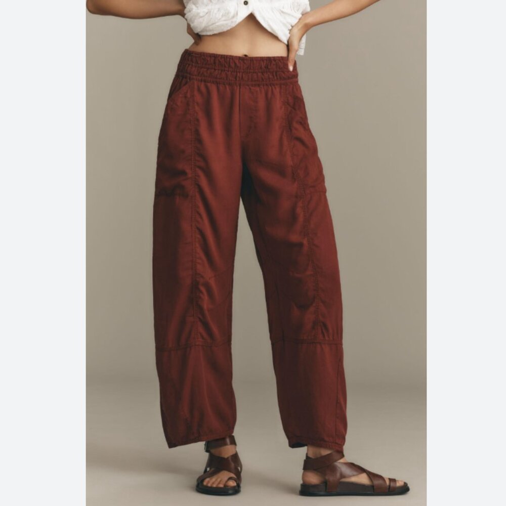 ANTHROPOLOGIE Washed Slouchy Barrel Pants
